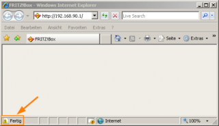 Browser zu alt für die FritzBox-Benutzeroberfläche