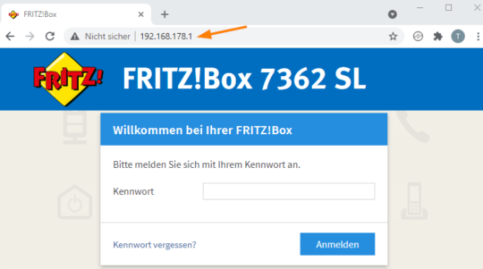 Errore Fritz box 7590AX