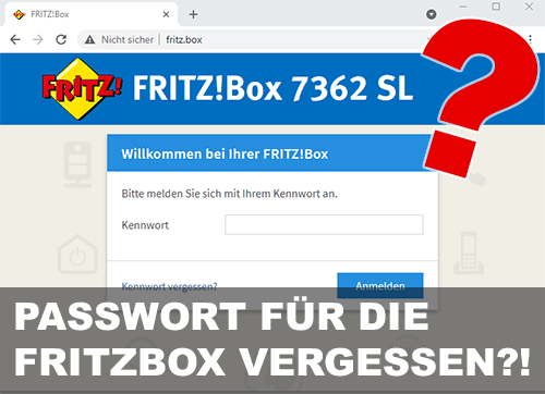 FritzBox Kennwort vergessen? – Passwort zurücksetzen, herausfinden, deaktivieren
