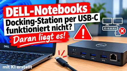 DELL-Notebooks: Docking-Station per USB-C funktioniert nicht? Daran liegt es!